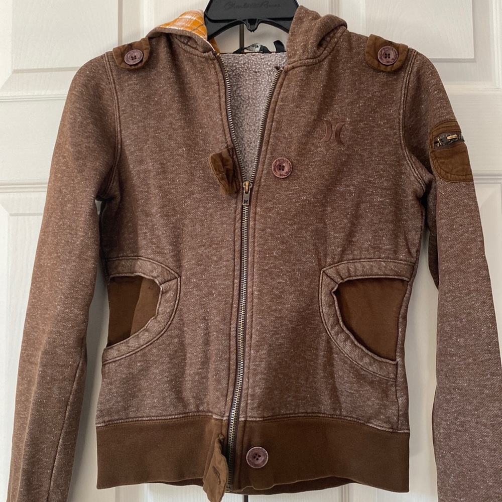 Hurley zip up hoodie